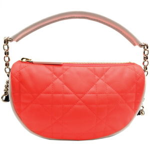 Christian Dior Vibe Hobo Bag Lambskin Orange